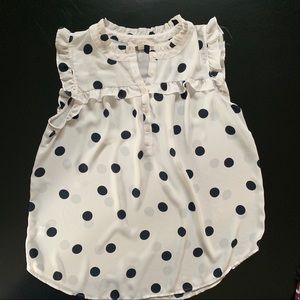 Loft Ruffle Sleeve Blouse